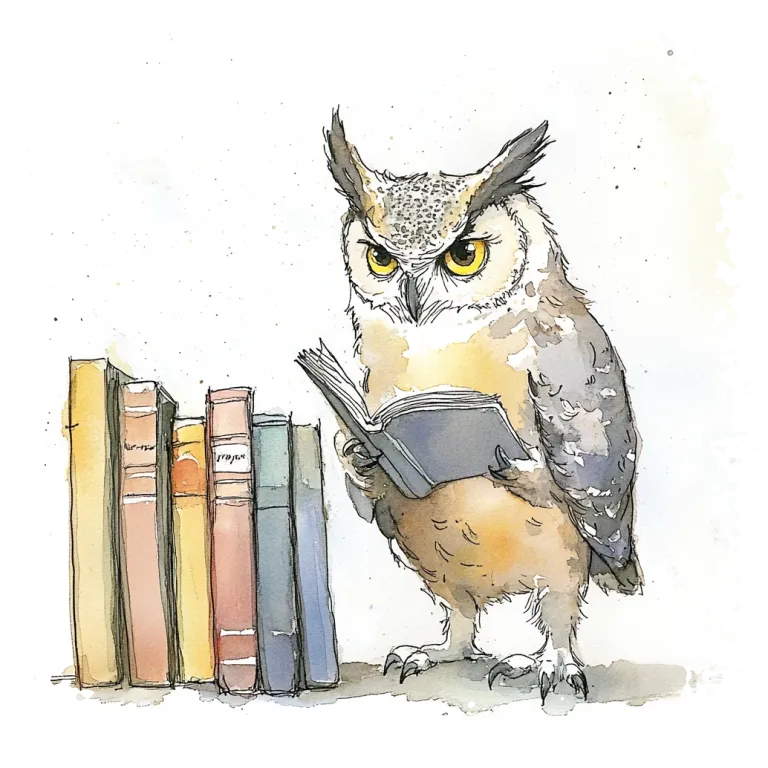 Gaspar, the wise forest owl