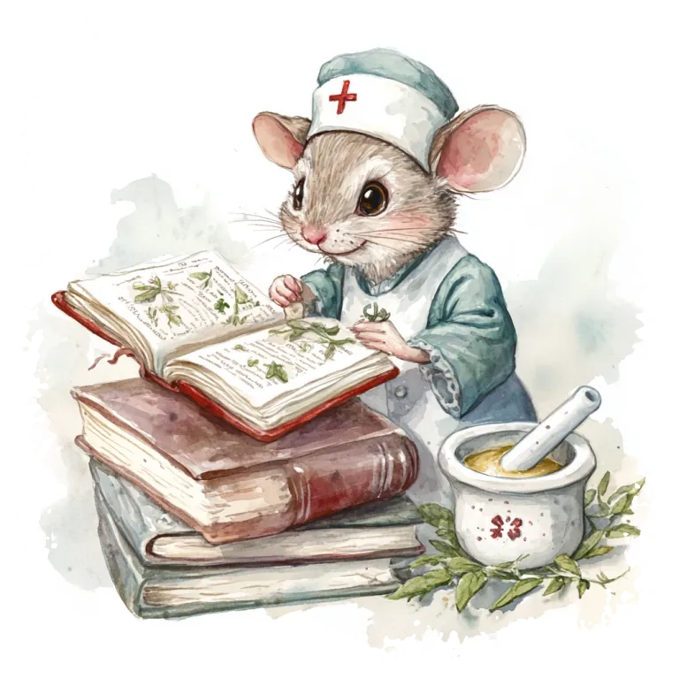 Julia, the ever-helpful mouse medic